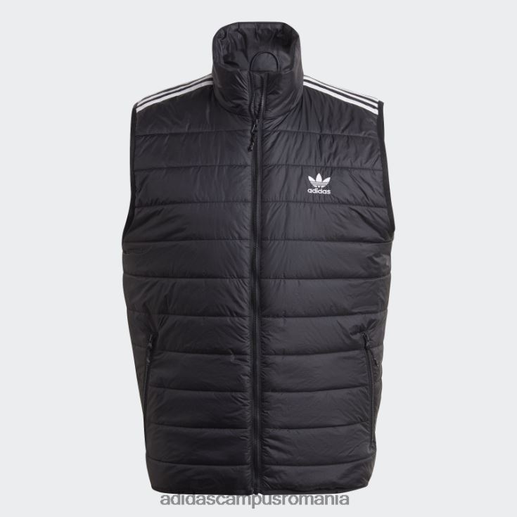 adidas campus romania vestă puf cu guler căptușit negru bărbați negru J266N214636