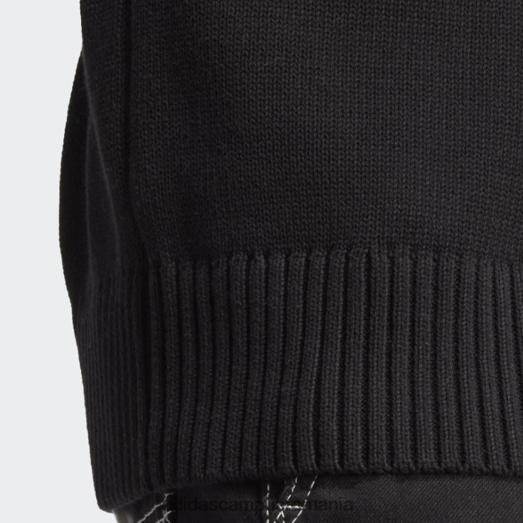 adidas campus romania vestă tricot premium essentials neagră bărbați negru J266N26008