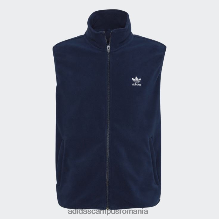 adidas campus romania vesta fleece adicolor 3 dungi night indigo bărbați indigo de noapte J266N214792