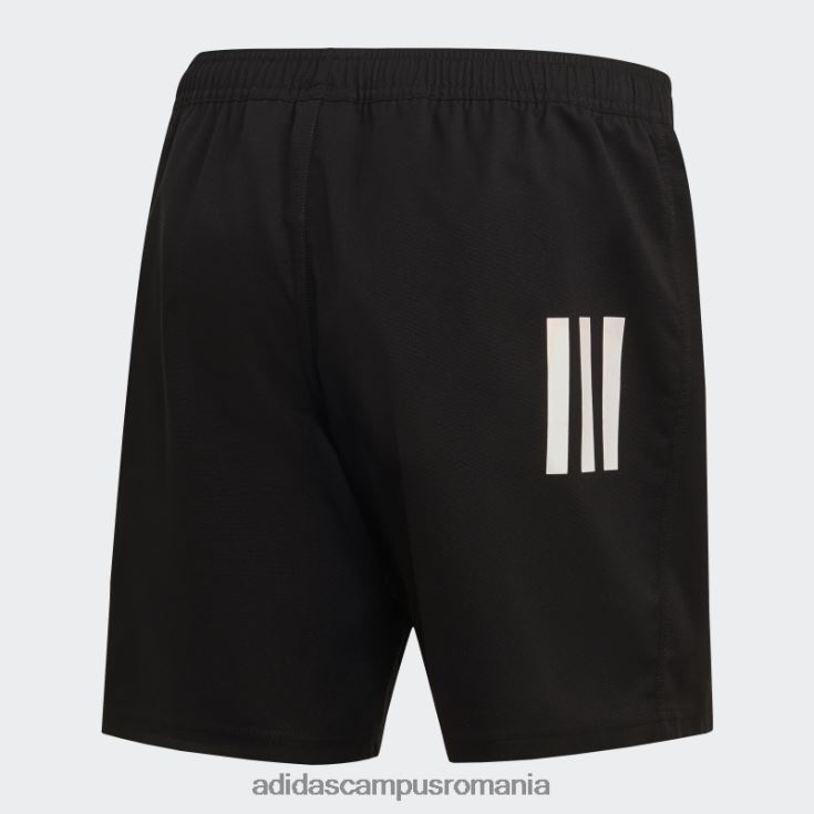 adidas campus romania Pantaloni scurți cu 3 dungi alb bărbați alb negru J266N213890