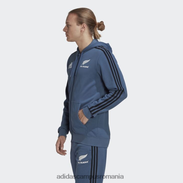 adidas campus romania all blacks rugby 3-stripes hanorac oțel bărbați otel/alb/negru J266N214029