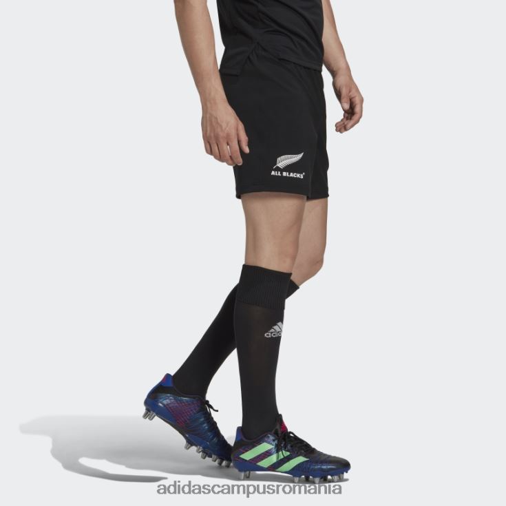 adidas campus romania all blacks rugby acasă pantaloni scurți alb fashion bărbați alb negru J266N21408