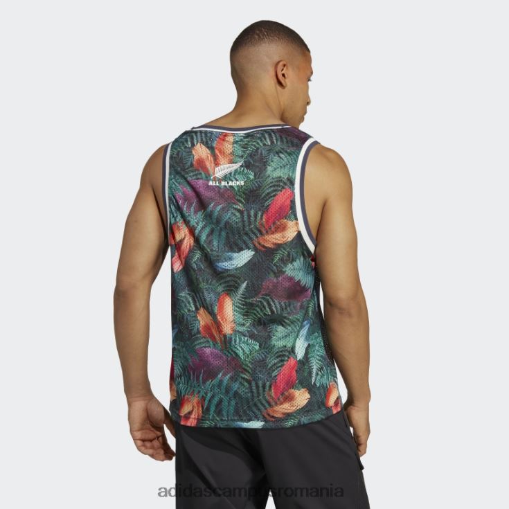 adidas campus romania all blacks rugby lifestyle singlet negru adidas bărbați negru/multicolor J266N215192