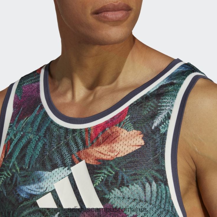 adidas campus romania all blacks rugby lifestyle singlet negru adidas bărbați negru/multicolor J266N215192