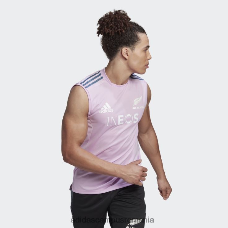 adidas campus romania all blacks rugby performance singlet lila adidas bărbați liliac/alb/otel J266N21668