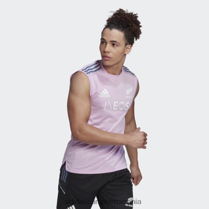 adidas campus romania all blacks rugby performance singlet lila adidas bărbați liliac/alb/otel J266N21668