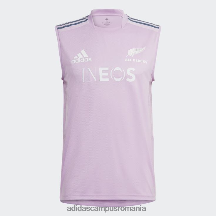 adidas campus romania all blacks rugby performance singlet lila adidas bărbați liliac/alb/otel J266N21668
