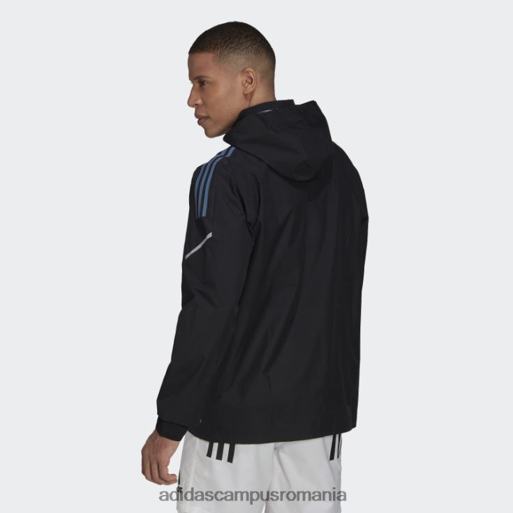 adidas campus romania all blacks rugby windbreaker negru adidas bărbați negru/alb/otel J266N213662