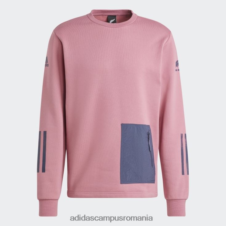 adidas campus romania hanorac roz all blacks rugby lifestyle crewgate bărbați roz/marine J266N213966