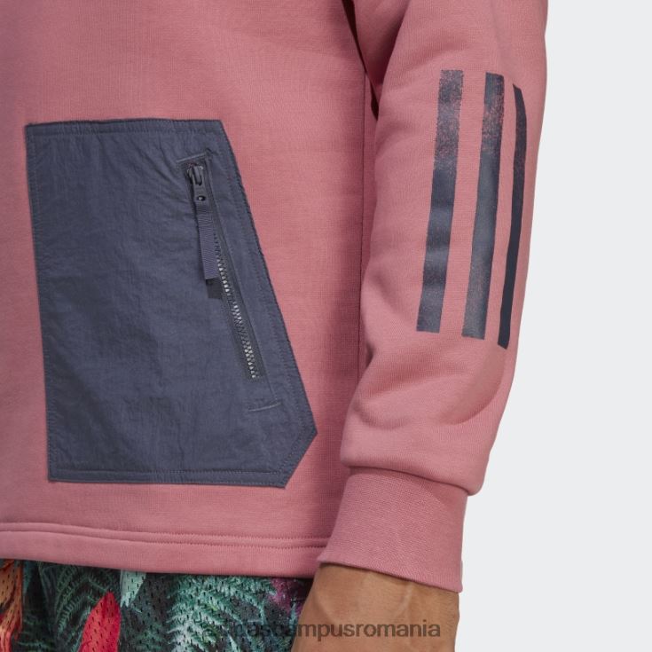 adidas campus romania hanorac roz all blacks rugby lifestyle crewgate bărbați roz/marine J266N213966