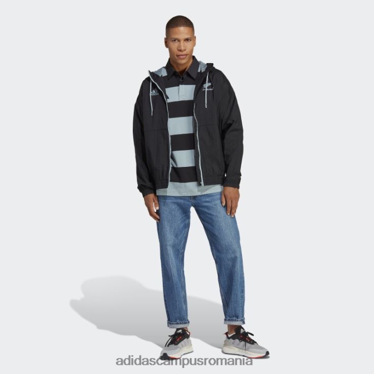 adidas campus romania jachetă neagră all blacks rugby suporteri bărbați gri inchis J266N213954