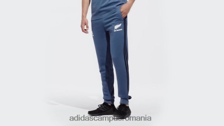adidas campus romania oțel all blacks rugby 3 dungi pantaloni de trening adidas bărbați otel/alb/negru J266N213695