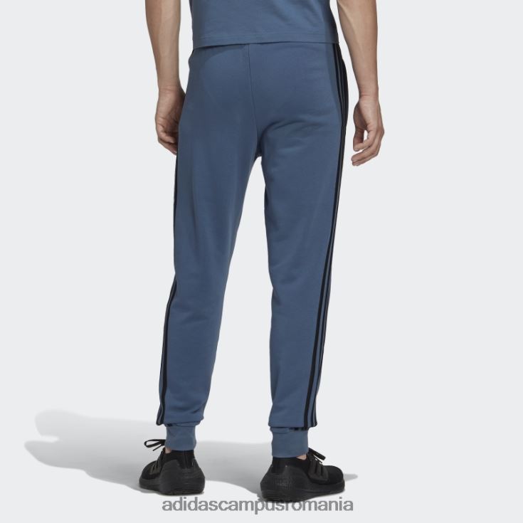 adidas campus romania oțel all blacks rugby 3 dungi pantaloni de trening adidas bărbați otel/alb/negru J266N213695