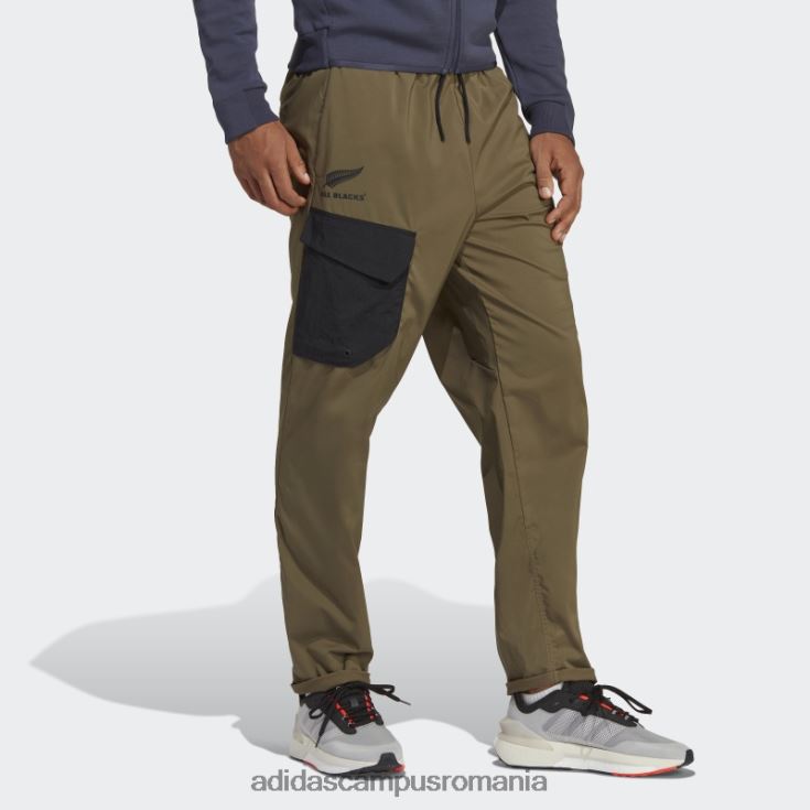 adidas campus romania pantaloni de trening olive all blacks rugby lifestyle cu manșete conice bărbați măsliniu/negru J266N214152