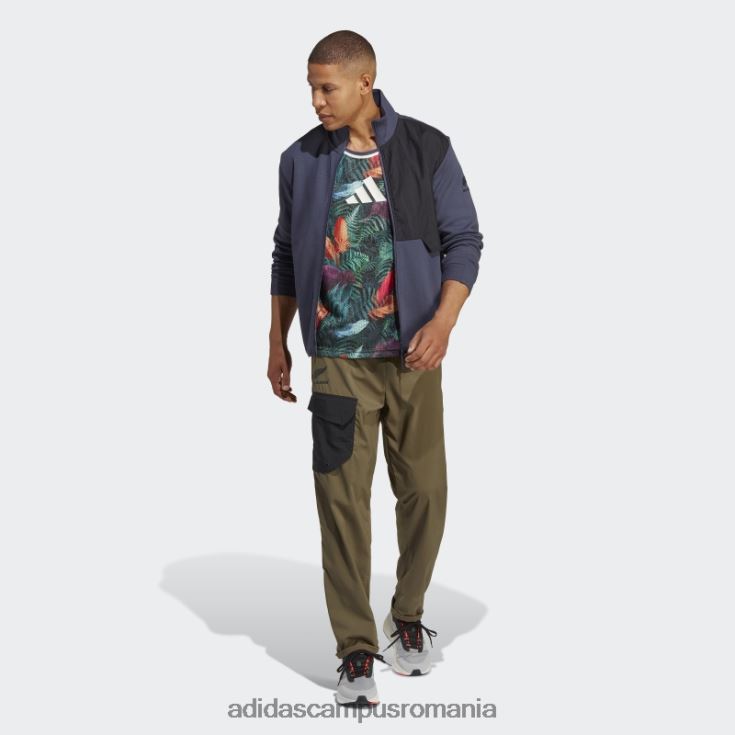 adidas campus romania pantaloni de trening olive all blacks rugby lifestyle cu manșete conice bărbați măsliniu/negru J266N214152