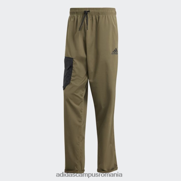 adidas campus romania pantaloni de trening olive all blacks rugby lifestyle cu manșete conice bărbați măsliniu/negru J266N214152