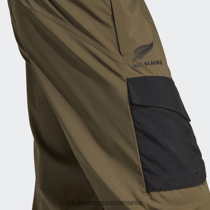 adidas campus romania pantaloni de trening olive all blacks rugby lifestyle cu manșete conice bărbați măsliniu/negru J266N214152