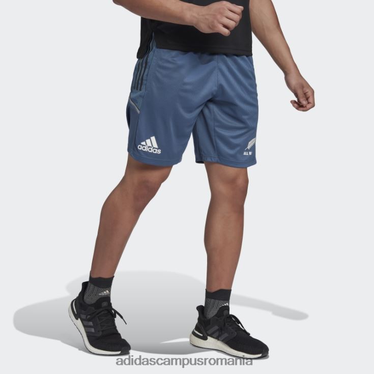adidas campus romania pantaloni scurți de sport rugby all blacks steel bărbați otel/alb/negru J266N213622
