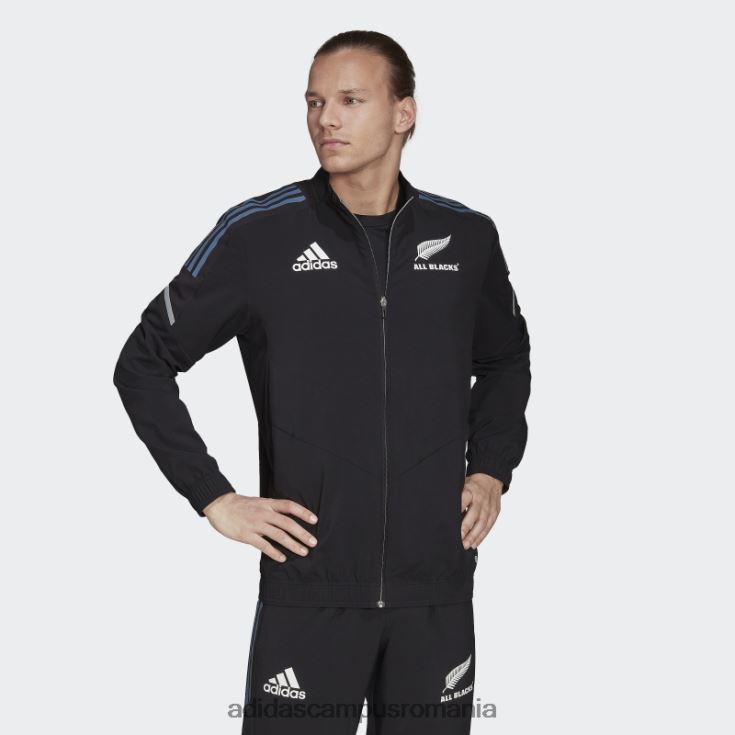 adidas campus romania top negru all blacks rugby de prezentare bărbați negru/alb/otel J266N214092