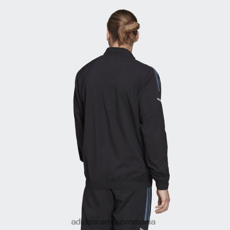 adidas campus romania top negru all blacks rugby de prezentare bărbați negru/alb/otel J266N214092