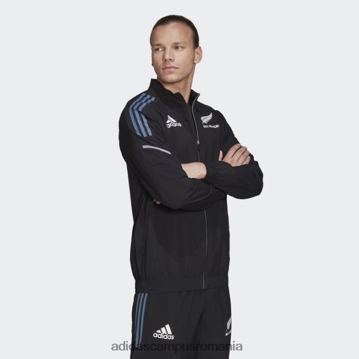 adidas campus romania top negru all blacks rugby de prezentare bărbați negru/alb/otel J266N214092