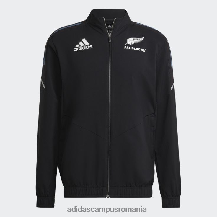 adidas campus romania top negru all blacks rugby de prezentare bărbați negru/alb/otel J266N214092