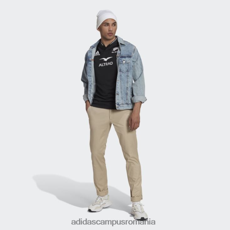 adidas campus romania tricou acasă rugby all blacks alb fierbinte bărbați alb negru J266N2810