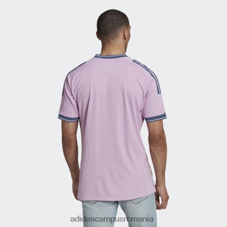 adidas campus romania tricou de antrenament rugby all blacks liliac bărbați liliac/oțel/alb J266N214212