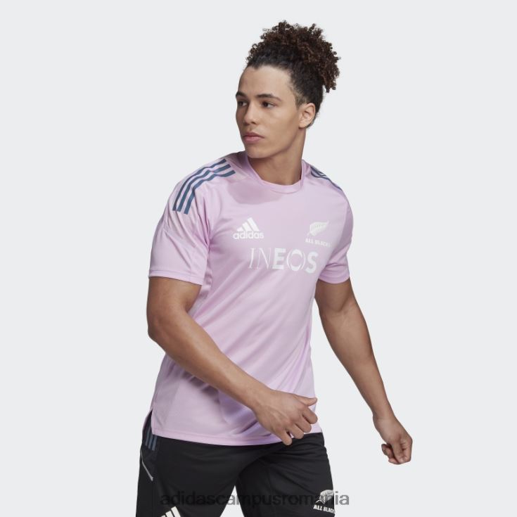 adidas campus romania tricou de performanță rugby all blacks lila adidas bărbați liliac/alb/otel J266N213212