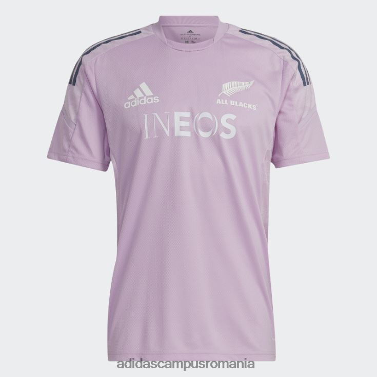 adidas campus romania tricou de performanță rugby all blacks lila adidas bărbați liliac/alb/otel J266N213212