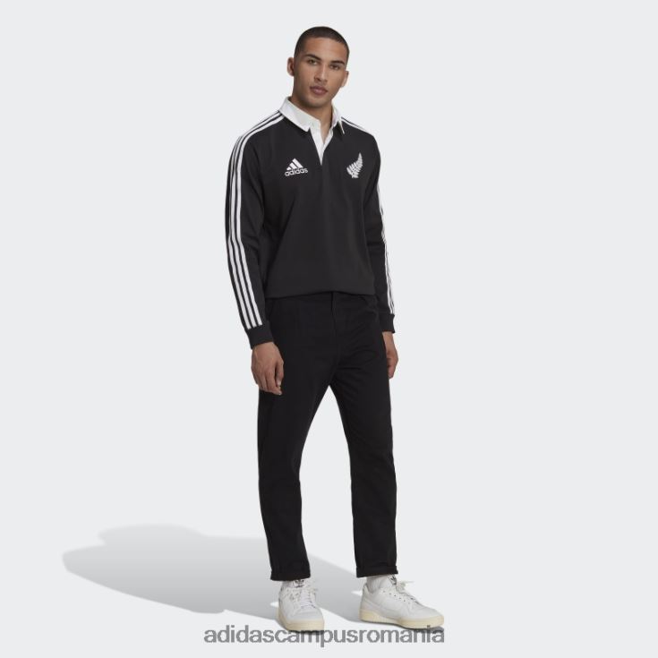 adidas campus romania tricou polo all blacks rugby heritage negru adidas bărbați alb negru J266N2984