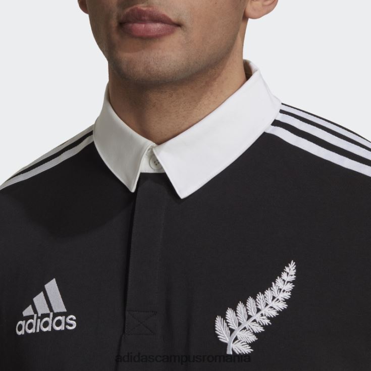 adidas campus romania tricou polo all blacks rugby heritage negru adidas bărbați alb negru J266N2984