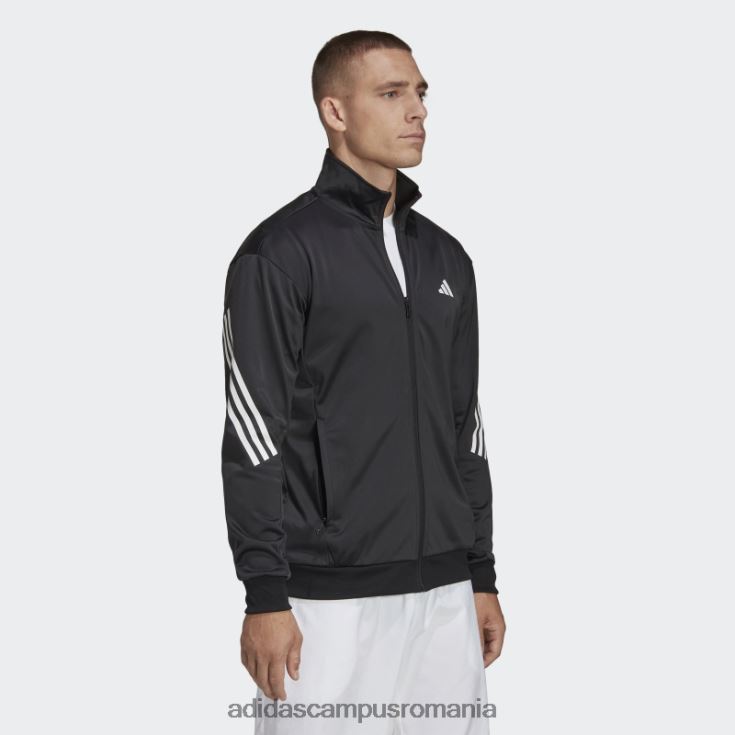adidas campus romania Geacă tenis tricot 3 dungi negru adidas bărbați negru J266N213542