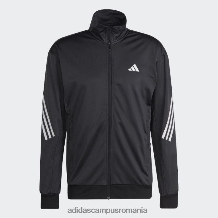adidas campus romania Geacă tenis tricot 3 dungi negru adidas bărbați negru J266N213542