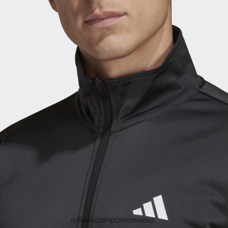 adidas campus romania Geacă tenis tricot 3 dungi negru adidas bărbați negru J266N213542