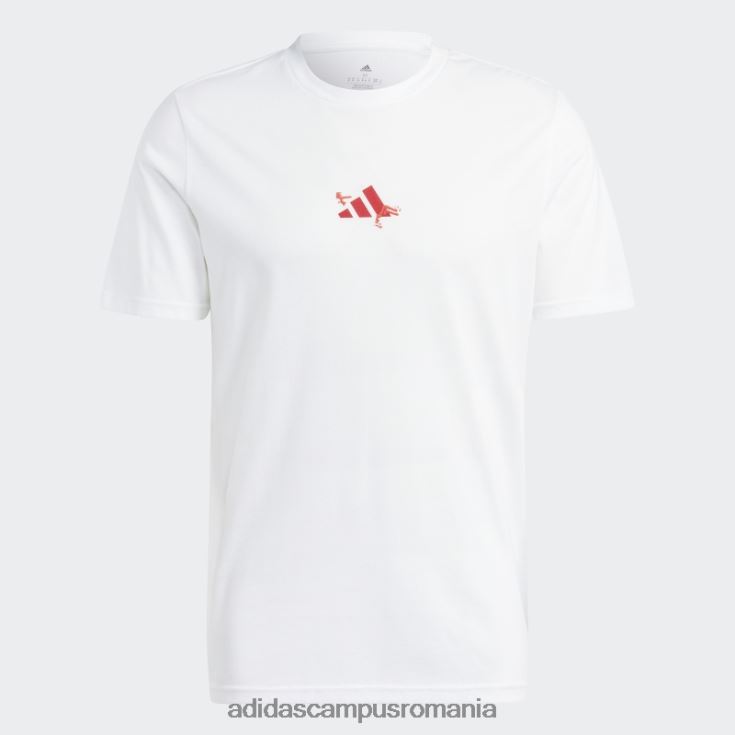 adidas campus romania aeroready tenis roland garros tricou grafic alb bărbați alb J266N214504