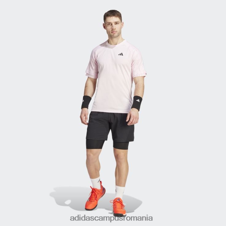 adidas campus romania melbourne tennis heat.rdy tricou raglan roz bărbați roz J266N213778