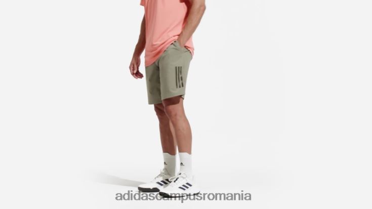 adidas campus romania pantaloni scurți de tenis club 3 dungi adidas pebble argintiu bărbați pietricica de argint J266N213308