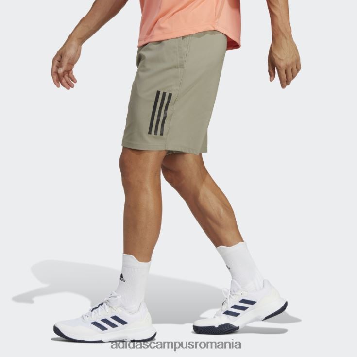 adidas campus romania pantaloni scurți de tenis club 3 dungi adidas pebble argintiu bărbați pietricica de argint J266N213308