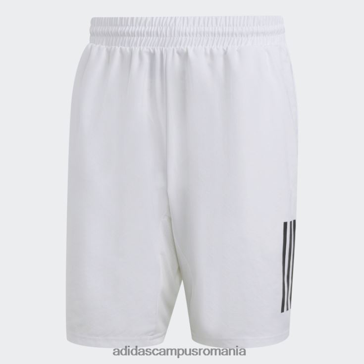 adidas campus romania pantaloni scurți de tenis club alb cu 3 dungi bărbați alb J266N2988