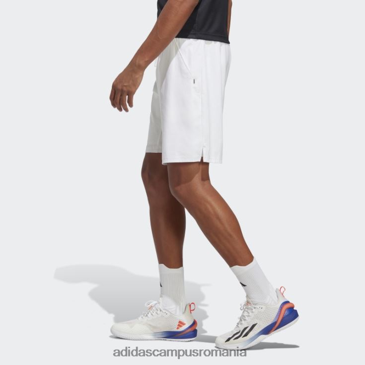 adidas campus romania pantaloni scurți de tenis ergo fierbinți alb adidas bărbați alb J266N26480