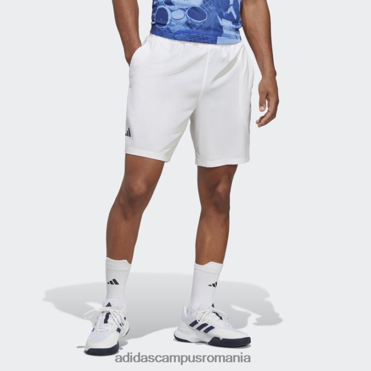adidas campus romania pantaloni scurți țesuți stretch club club alb adidas bărbați alb J266N213605