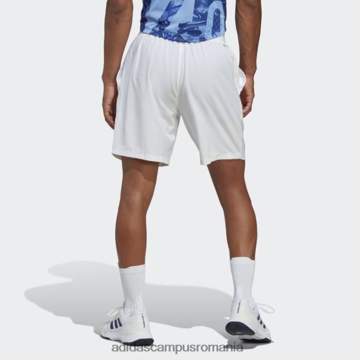 adidas campus romania pantaloni scurți țesuți stretch club club alb adidas bărbați alb J266N213605