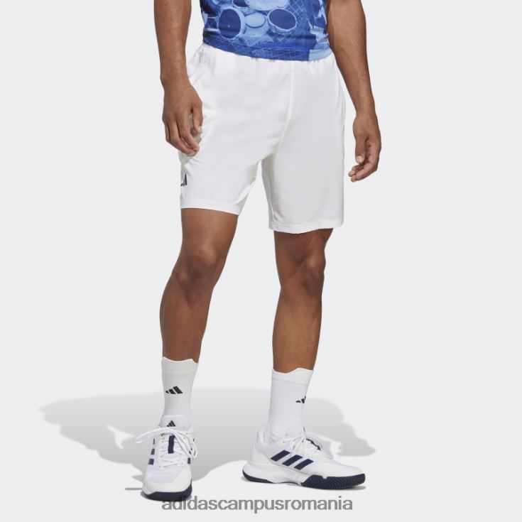 adidas campus romania pantaloni scurți țesuți stretch club club alb adidas bărbați alb J266N213605