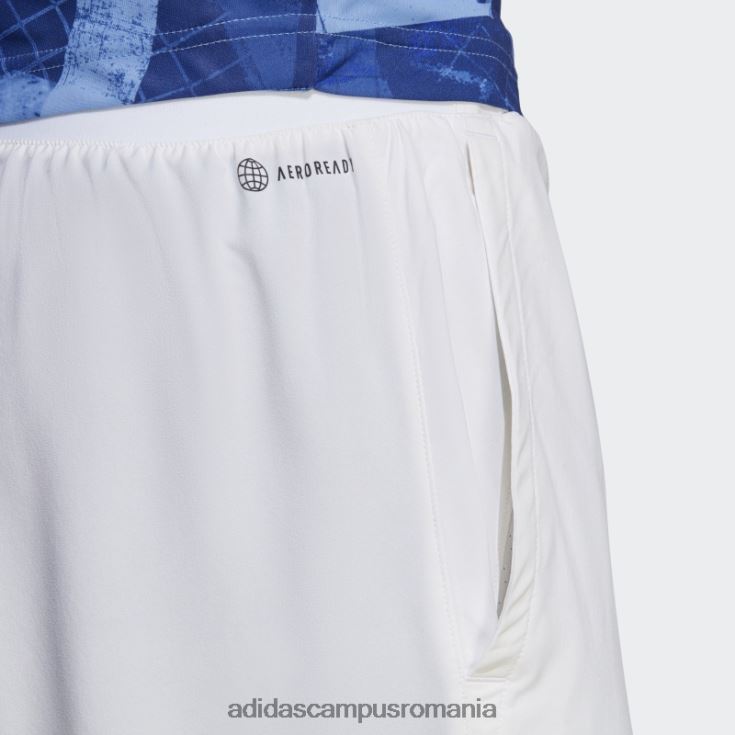 adidas campus romania pantaloni scurți țesuți stretch club club alb adidas bărbați alb J266N213605
