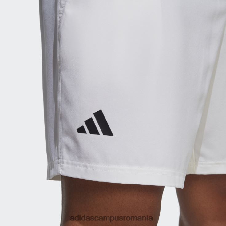 adidas campus romania pantaloni scurți țesuți stretch club club alb adidas bărbați alb J266N213605