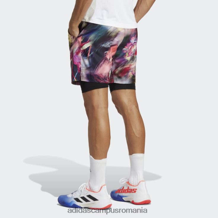 adidas campus romania pantaloni scurți multicolor melbourne ergo tenis grafic bărbați multicolor/negru J266N213570