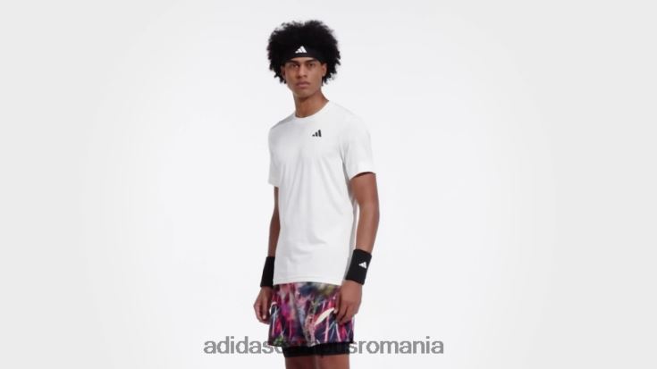 adidas campus romania tricou alb de tenis freelift bărbați alb J266N25878