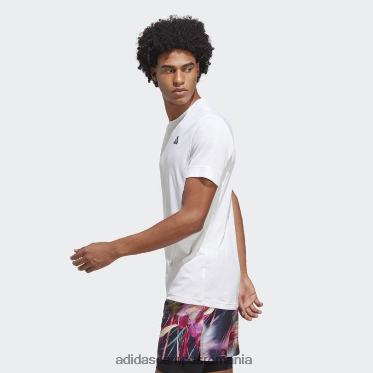 adidas campus romania tricou alb de tenis freelift bărbați alb J266N25878