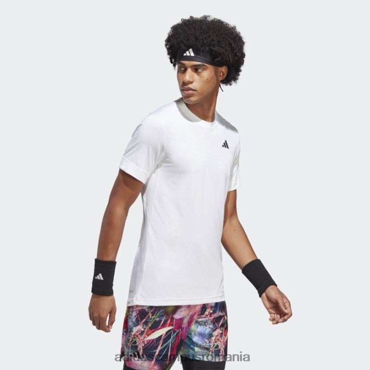 adidas campus romania tricou alb de tenis freelift bărbați alb J266N25878